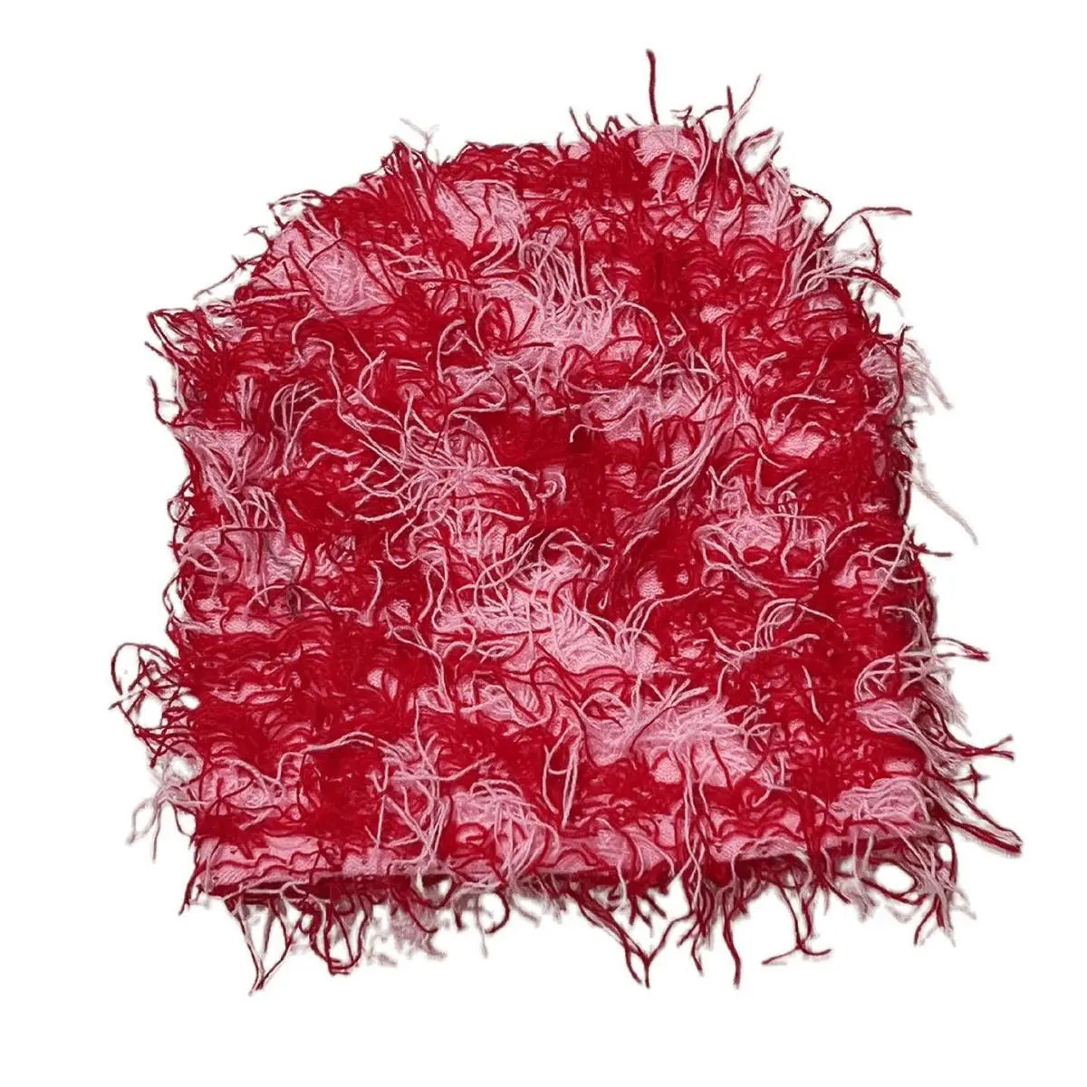 Distressed Balaclava Beanie Hat  Tag Label Grassy Distressed Knit Ski Mask